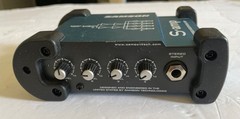 Samson S-Amp 4-Channel Tabletop Mini Headphone Amplifier –TRS Input – Blue/Black
