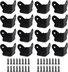 16 Pcs Speaker Cabinet Corner Protectors Rounded Metal Corner Protector for Ampl
