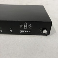 BIS MX 2-4 6 Input Audio Mixer No AC Adapter, Untested