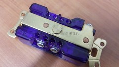 1x Pure Copper Silver Plated AC Power Bar trip US Socket Receptacle wall outlet