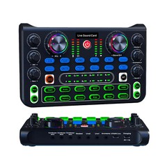 Sound Mixer Microphone Voice Changer For Broadcast Live Streaming Effect PC KTV