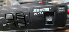 Shure ULXS4 Professional Wireless Receiver – Black J1 band (554–590 MHz) tested