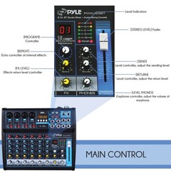 Pyle Pmxu83Bt 8 Ch Bt Mixer