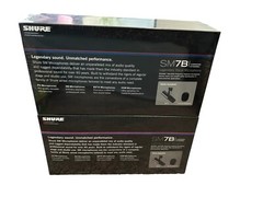 Shure SM7B Cardioid Dynamic Vocal Microphone $349 For Both Mics