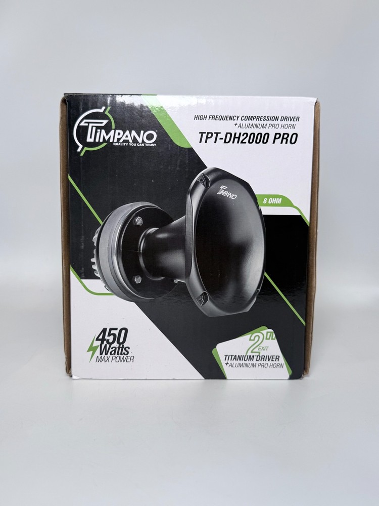 Timpano TPT-DH2000 PRO 2″ Exit Compression Driver Horn 450 Watts Max Power 8 Ohm