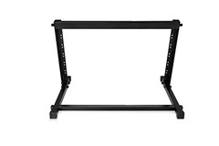 Angled 6U Rack Mount Stand For Studio Equipment Compact Sturdy Design