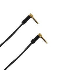 Audio2000’s E25125 25 Feet 1/4″ TRS Right Angle to TRS Right Angle Cable