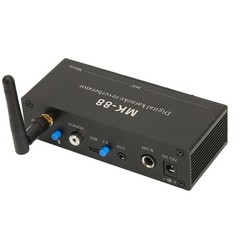 6.5mm Karaoke Mixer Aluminium Alloy Dual Microphone Input Portable Digital LXHR