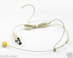 Headset Microphone For Shure Wireless (TA4F) 4pin Mini XLR Connector