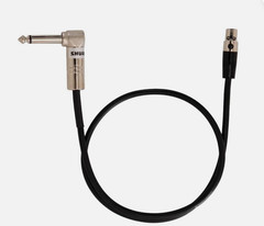 Shure WA304 2′ Instrument Cable 4-Pin Mini TA4F Right Angle 1/4 Inch