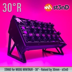 STAND for MOOG MINITAUR – 30° Rised By 30mm – 3D printed – st3nD