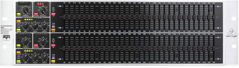 ULTRAGRAPH PRO FBQ6200HD High-Definition 31-Band Stereo Graphic Equalizer wit…