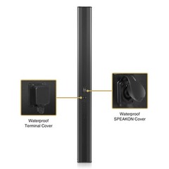 OPEN BOX:Sound Town Passive Line Array Column Speaker Wall Mount (CARPO-M106B-R)