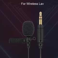 2 PCS ABS Plastic Lavalier Microphone Tie Clip for Rode SmartLav 4.5mm Black