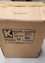 Kustom K12EM 12″ Monitor Speaker Cabinet 100 Watts 1/4″ Inputs EMINENCE Open Box