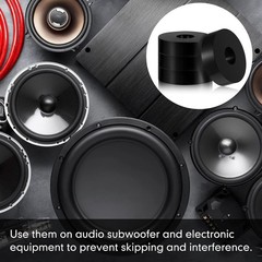 8 Pcs Rubber Isolation Pads, 1.5 Inch Anti-Vibration Washers for Noise Reduction