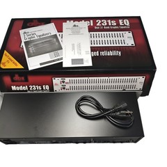 DBX 231S Dual 31 Band Graphic Equalizer Pro Audio Rack Mount EQ + Low Cut Filter