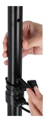 Pair Rockville SS6 Universal 35MM Tripod DJ PA Speaker Stands+Carry Bag Portable