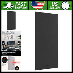 Acoustic Panel Large 46 x 23 Black
