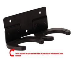 BNYTXV Microphone Stand, Wall Mount Stand Mic free size, Black