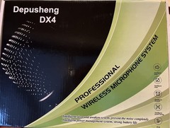 Depusheng DX4 Wireless Microphone System Handheld Microphones &Receiver.OPEN BOX