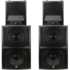 Yorkville Sound SA221S Dual 21″ Synergy Array 6000W Active Portable PA Subwoofer