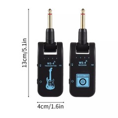 2.4G High-Definition Sound Wireless Guitar Rechargeable Transmitter And Receiver