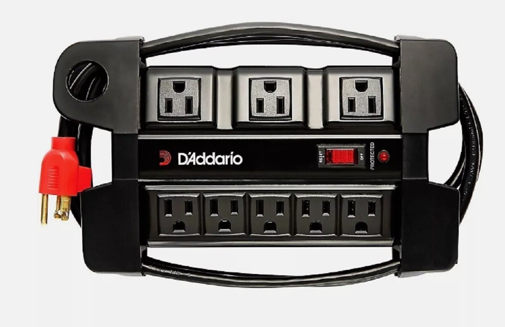 D’Addario’s PW-TGPB-01 Tour-Grade Power Base Power Strip Surge Protector