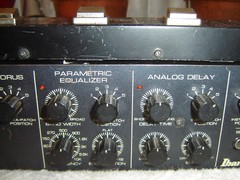 Ibanez UE405 Multi Effects, Original Black Version with Footswitch, Vintage Rack
