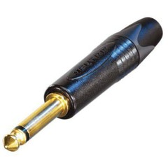 1FT to 25’FT Mogami 2534 Neutrik Gold 1/4 Stereo to 2-1/4 L-R Star Quad Cable