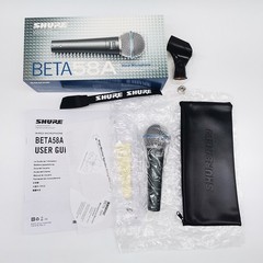 Beta 58a Supercardioid Dynamic Vocal Microphone for singing Shure