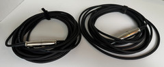On-Stage Professional Low Noise 20 ft. XLR Microphone Cable Lot Of 2