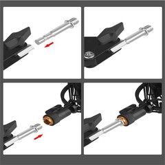 ThtRht 3 Pack Boom Arm to 17mm Ball 1/4 inch 3/8 Screw Bolt Mount Connector A…
