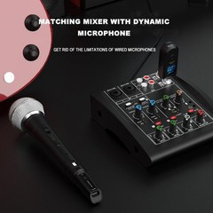 Wireless XLR Transmitter Receiver 2.4GHz Built-in Rechargeable Battery – 30m
