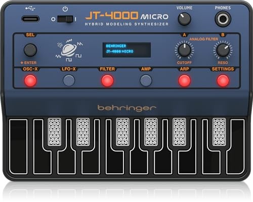 Behringer JT-4000M MICRO Portable Synthesizer with 3.5mm MIDI IN