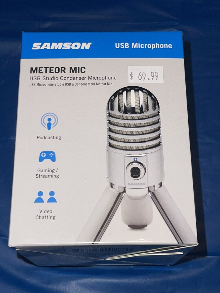 Samson Meteor Condenser Wired – USB Professional Microphone