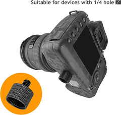 5/8 to 1/4 Adapter, Mic Thread Adapter 5/8″ Female to 1/4″ Male for Mic Stand