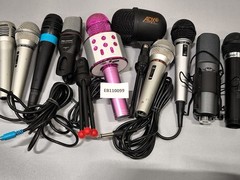 Lot of 10 Used Microphones – Various Brands & Models, Working