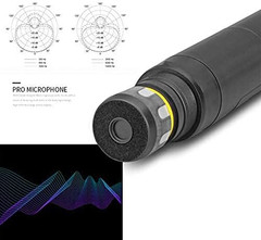 Wireless Microphone System, with 4 Handheld Mics, Metal Build, Fixed Frequency,