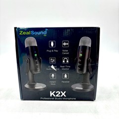 ZealSound K2X Plug And Play Professional Noise Cancel Studio Microphone