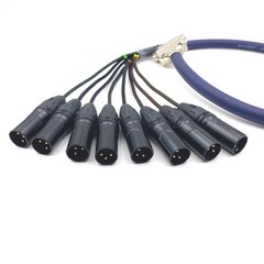 DB25 to XLR Male Snake Cable, DB25 to 8 Channel XLR 3Pin Male Balanced Snake …