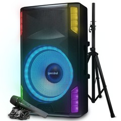 Gemini Sound GSP-L5500PK 15″ 2200W Bluetooth PA Speaker with Microphone,…