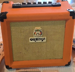 Beginner Electric Guitar Bundle Orange Amp DigiTech RP Danelectro Pedals Bag