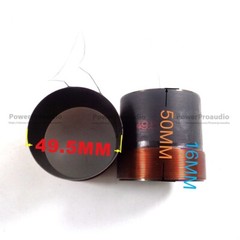 2pc 4layer Voice Coil 49.5mm Woofer Bass Parts With Copper Wire Aluminium Bobbin