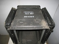 Rackmount 14U 19×24 ECS Composite Shockmount Electronics Black Equipment Case