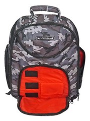 Rockville DJ Laptop/Gear Travel Camo Backpack Bag+Headphone Compartment+Dividers