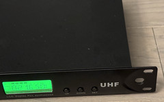 Shure U4D Dual Channel Wireless Receiver UHF 480 -600MHz w 2 Antennas & Manual
