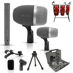 Tom Snare Drum Kick Bass Microphone for Conga Bongo Instrument Djenbe Cajon Mic