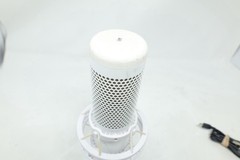 HyperX QuadCast S White 519P0AA USB Condenser Microphone RGB Lighting PC Used