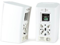 QSC AD-S4T – Two Way Surface Mount Loudspeaker (White, Pair)